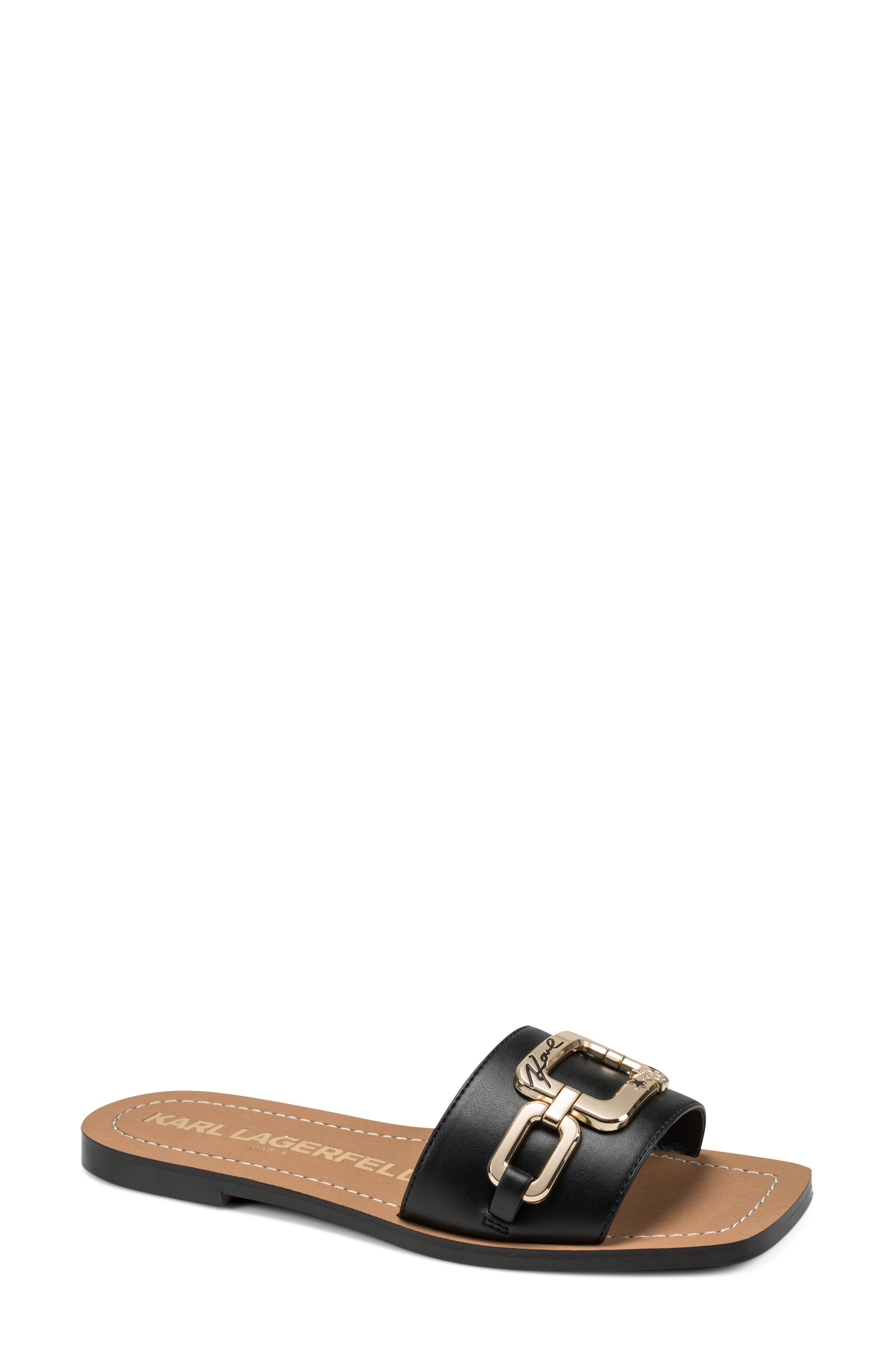 KARL LAGERFELD PARIS Marzella Slide Sandal, Main, color, 