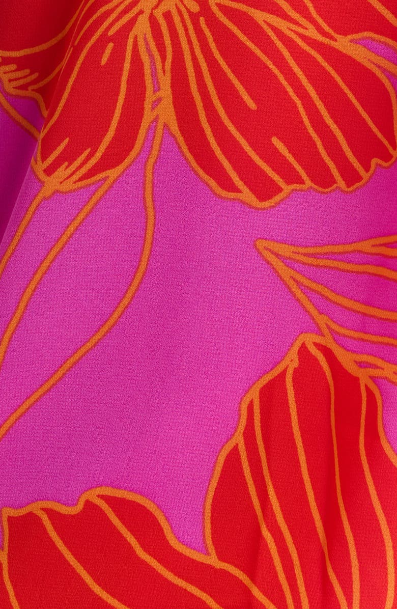 SUGARLIPS Blakely Floral Donis Split Neck Top, Alternate, color, 