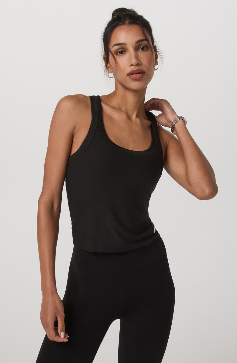 Vuori Energy Racerback Tank, Alternate, color, Black
