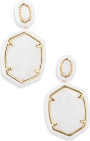 Kendra Scott Daphne Enamel Frame Drop Earrings