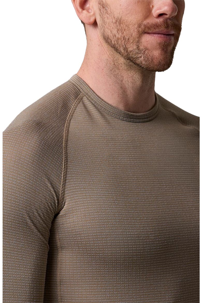 Pines Micrrid Ultra-Lt Baselayer Crew Top - Men's, Alternate, color, Fallen Rock