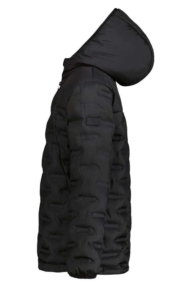 Kids' Bonded Quilt Puffer Jacket, Alternate, color, BLACK