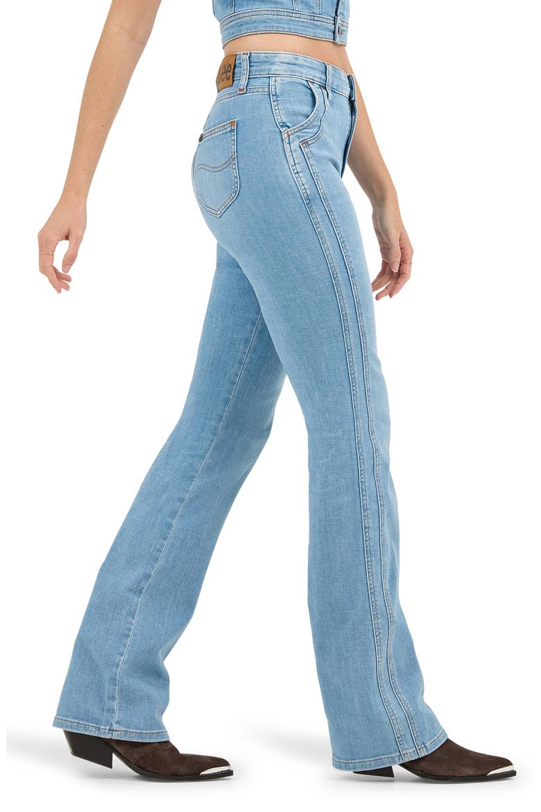 High Waist Bootcut Jeans, Alternate, color, MINOR KEY