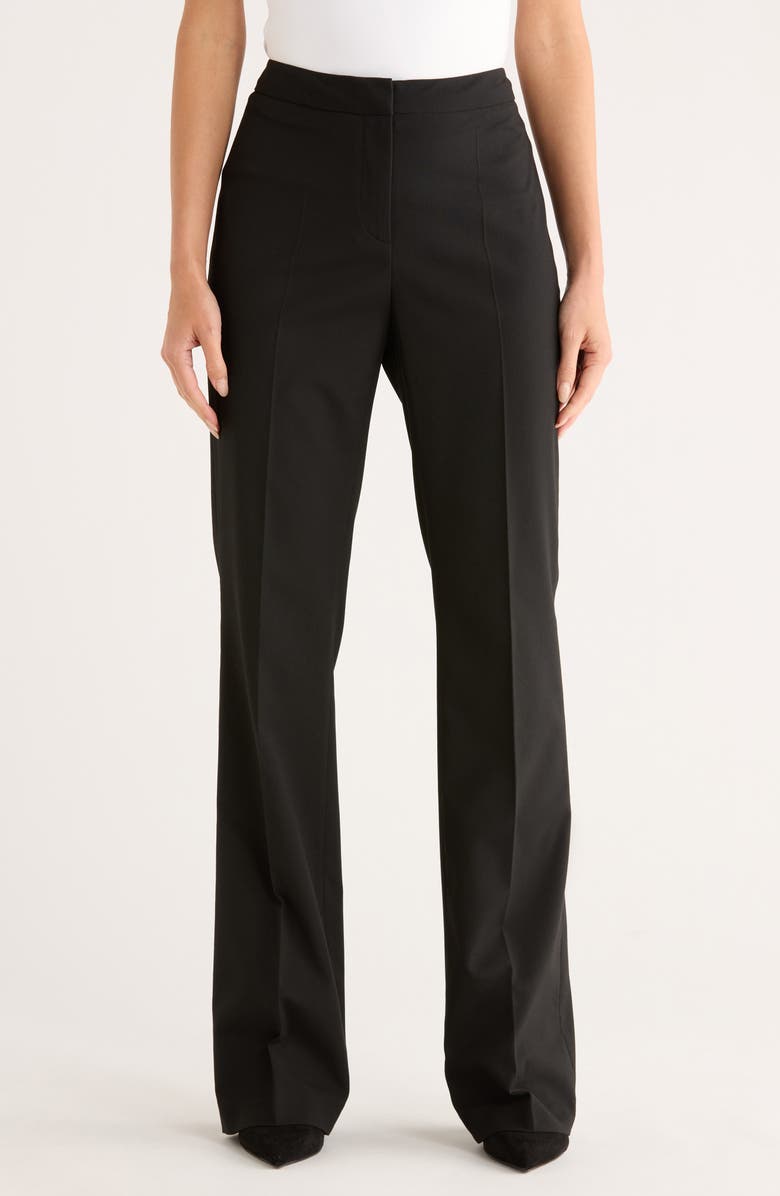 BOSS Tuleah Wide Leg Pants, Main, color, Black