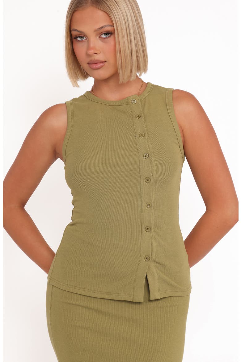 Adeline Button-Up Top & Maxi Skirt Set, Alternate, color, OLIVE GREEN