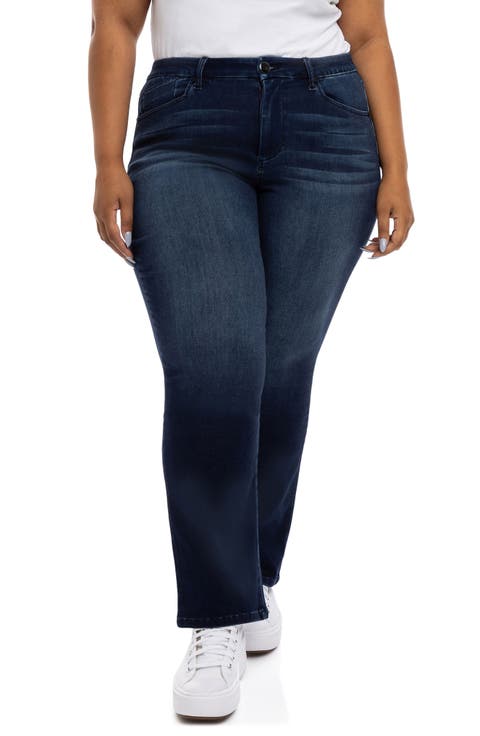 Better Butter Slim Straight Leg Jeans (Erica) (Plus Size)