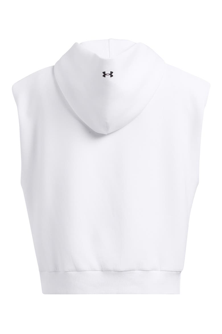 Unstoppable Performance Sleeveless Hoodie, Alternate, color, WHT