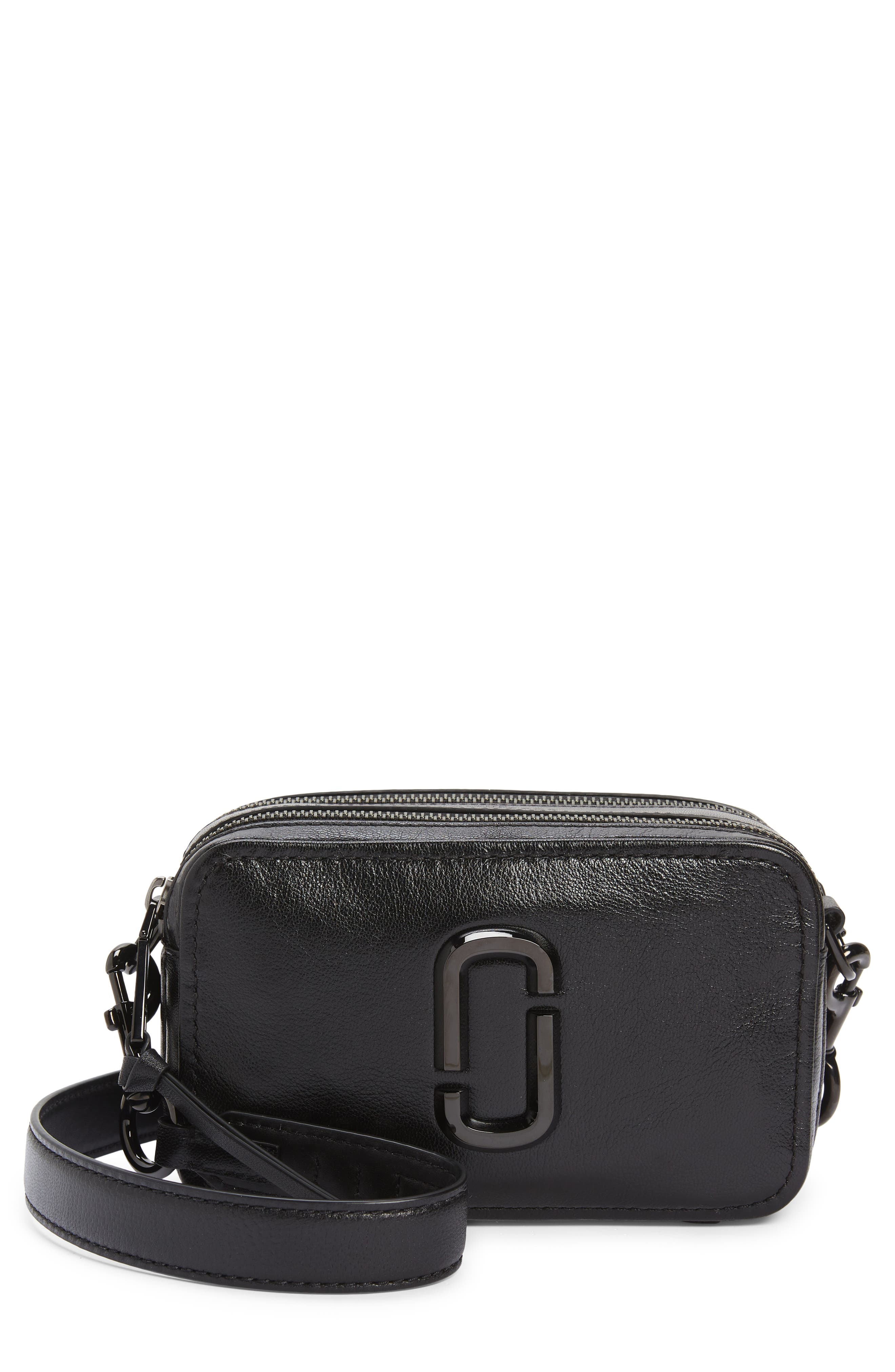 Marc Jacobs The Softshot 21 Leather Crossbody Bag, Main, color, 