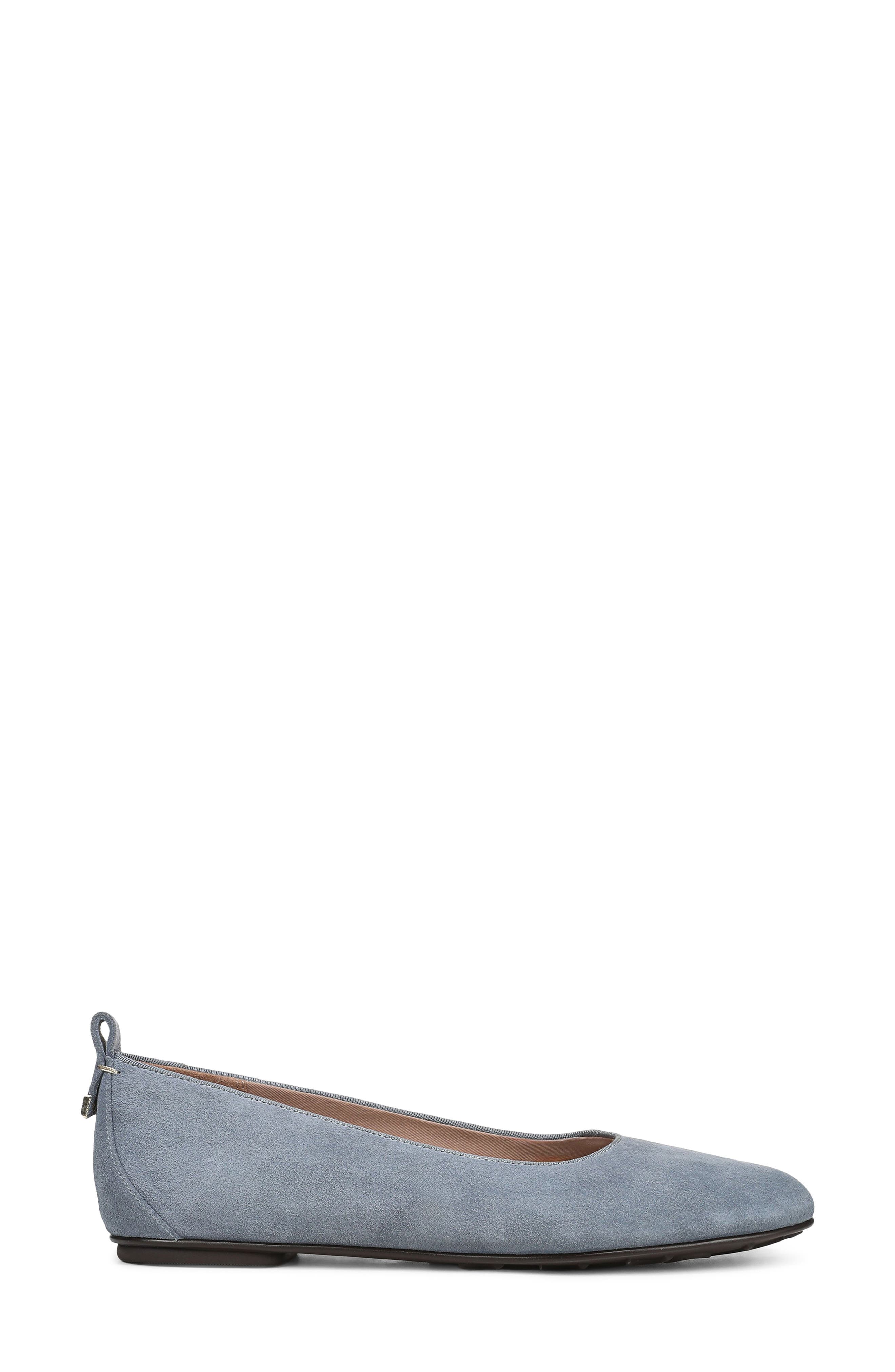 Ava Ballet Flat, Alternate, color, BLUE ASH SUEDE