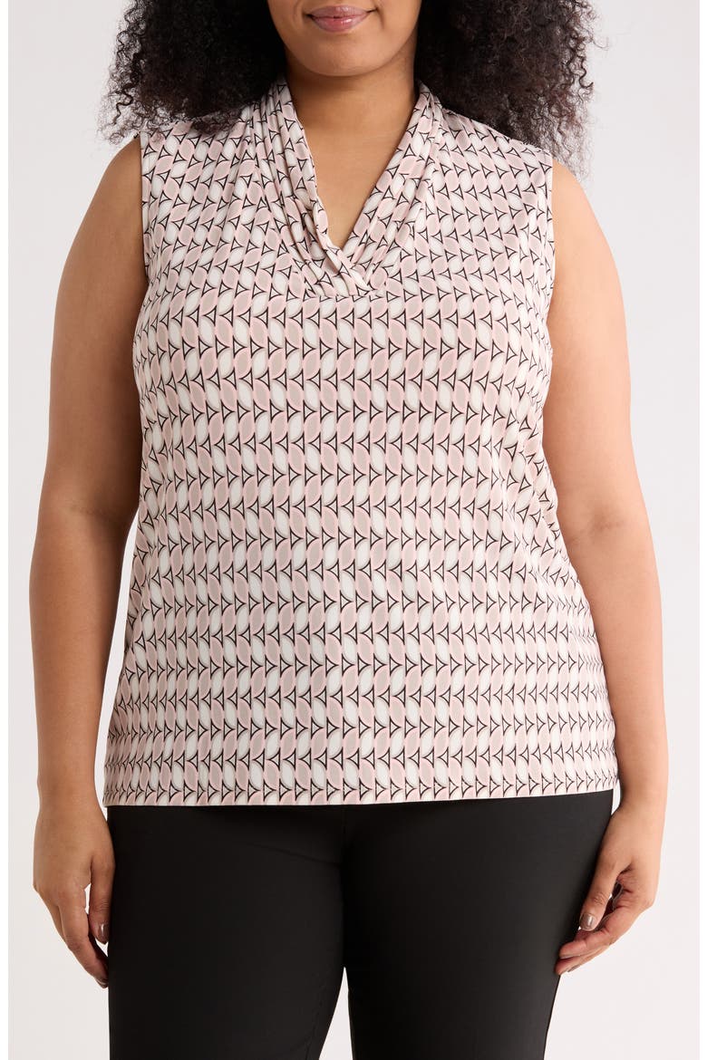 Triple Pleat Top, Main, color, PORCINI MULTI