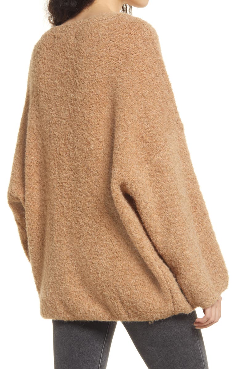 VERO MODA Recycled Polyester Blend V-Neck Sweater, Alternate, color, 