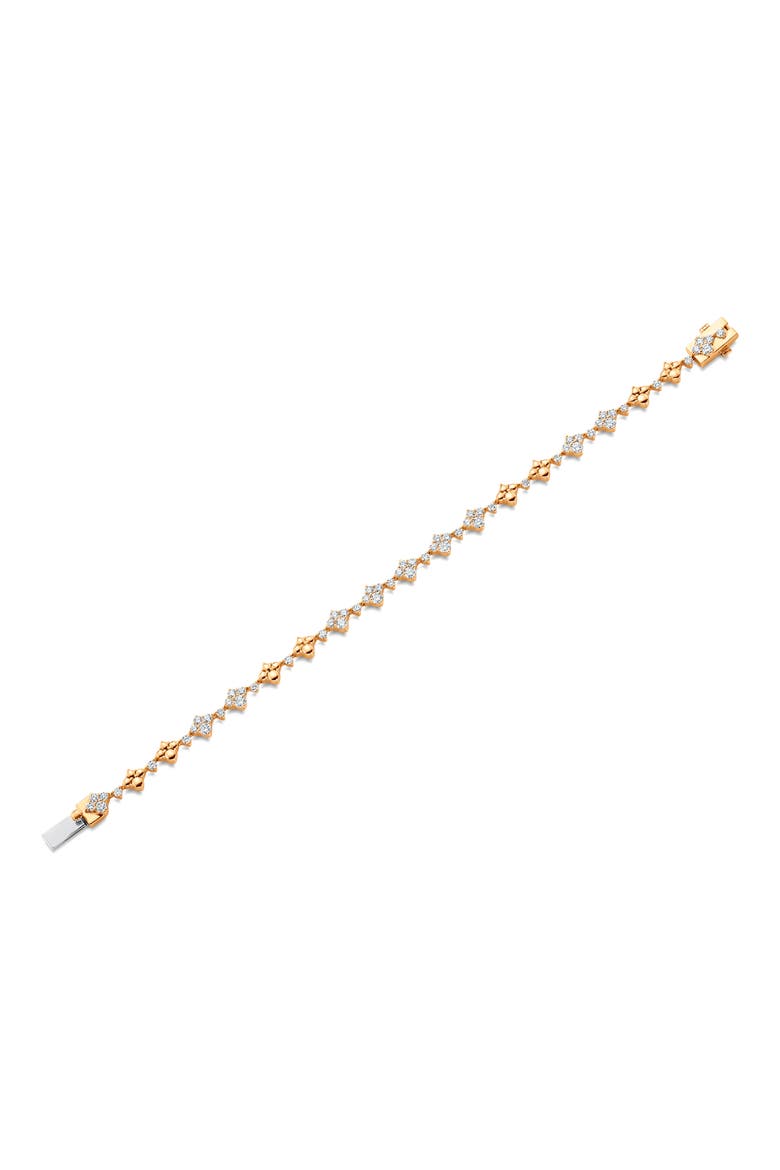 Dujour Diamond Cluster Bracelet, Main, color, YELLOW
