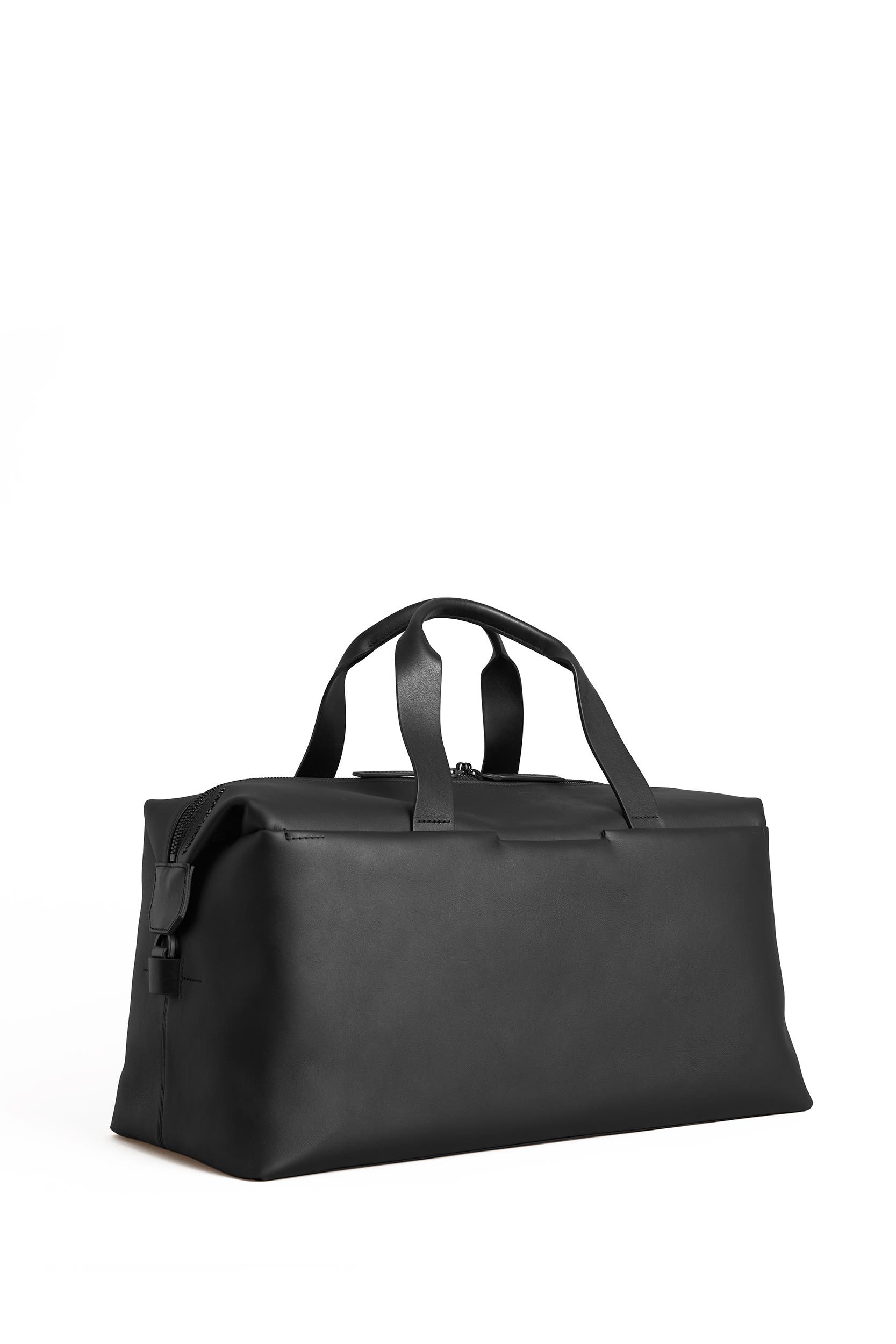 Troubadour Generation Leather Duffle, Alternate, color, Black