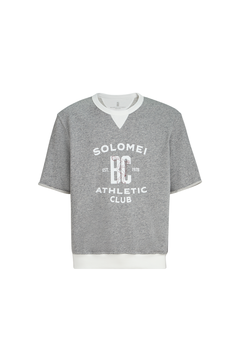 French terry sweatshirt, Alternate, color, Grey