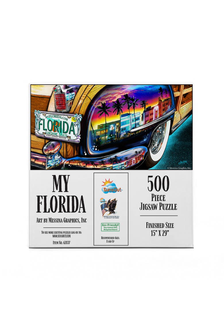 My Florida 500 piece Jigsaw Puzzle for Adults, Alternate, color, Multicolor