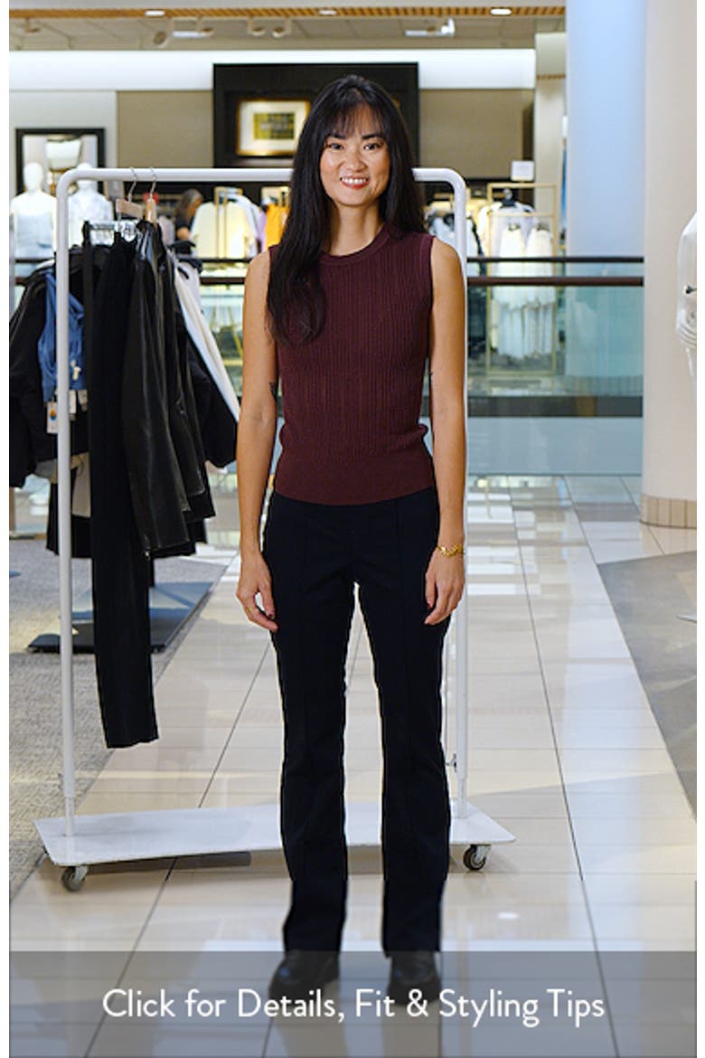 Meara Sleeveless Organic Cotton & Silk Blend Knit Top video