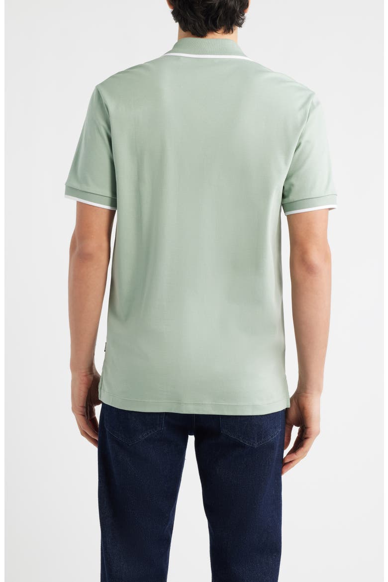 Parlay Tipped Cotton Polo, Alternate, color, OPEN GREEN