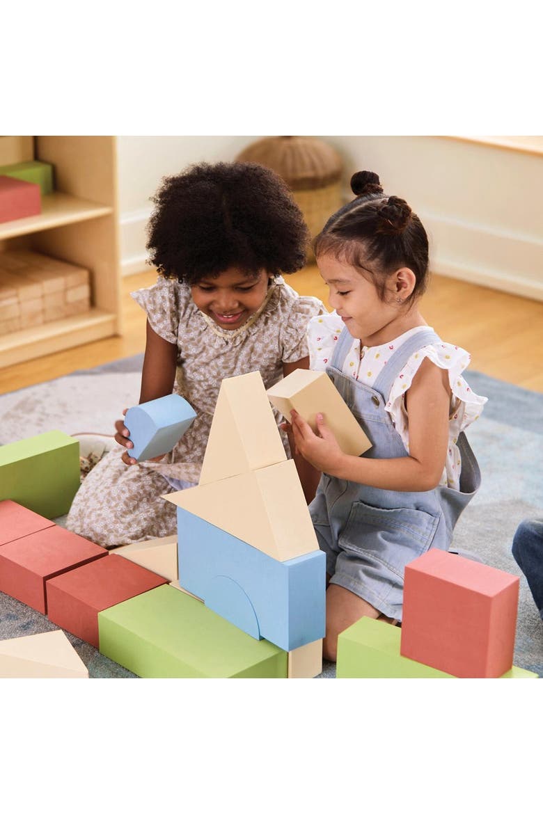 Jumbo Foam Colored Blocks - 36 Pieces, Alternate, color, Multicolored