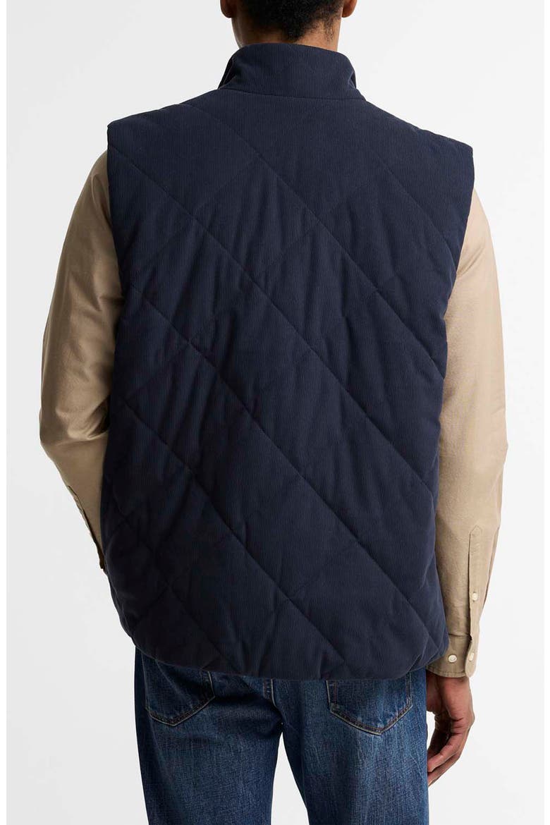 Corden Quilted Gilet, Alternate, color, DARK NAVY