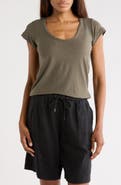 James Perse Deep V-Neck T-Shirt
