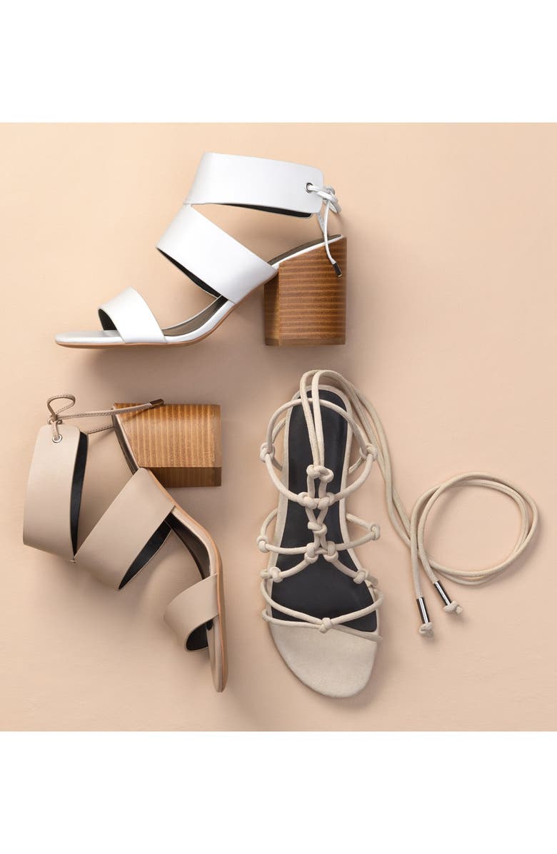 Rebecca Minkoff Elyssa Lace-Up Flat Sandal, Alternate, color,