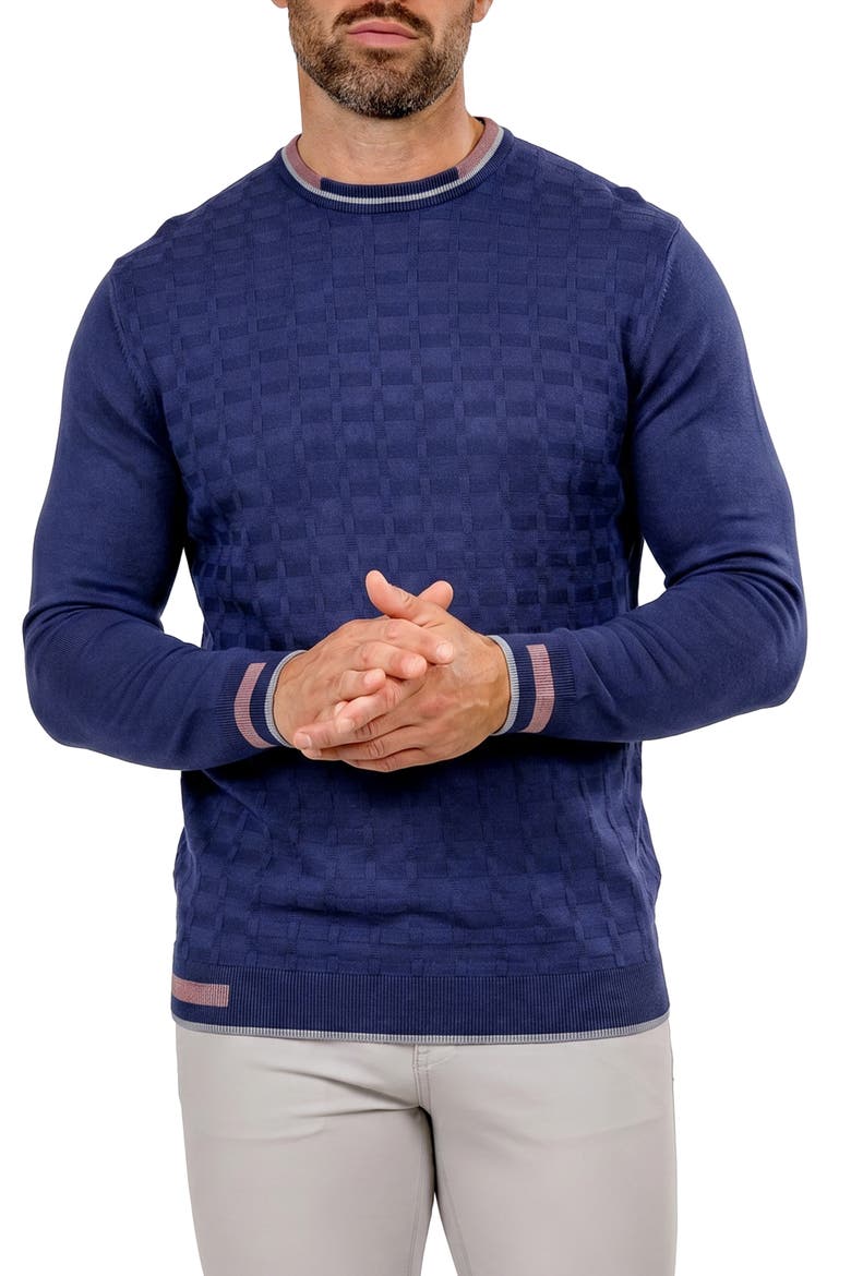 Unknownsixteen Crewneck Sweater, Alternate, color, BLUE