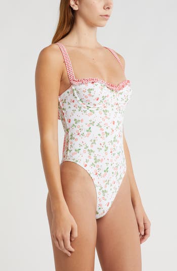 Elise Ruffle One-Piece Swimsuit