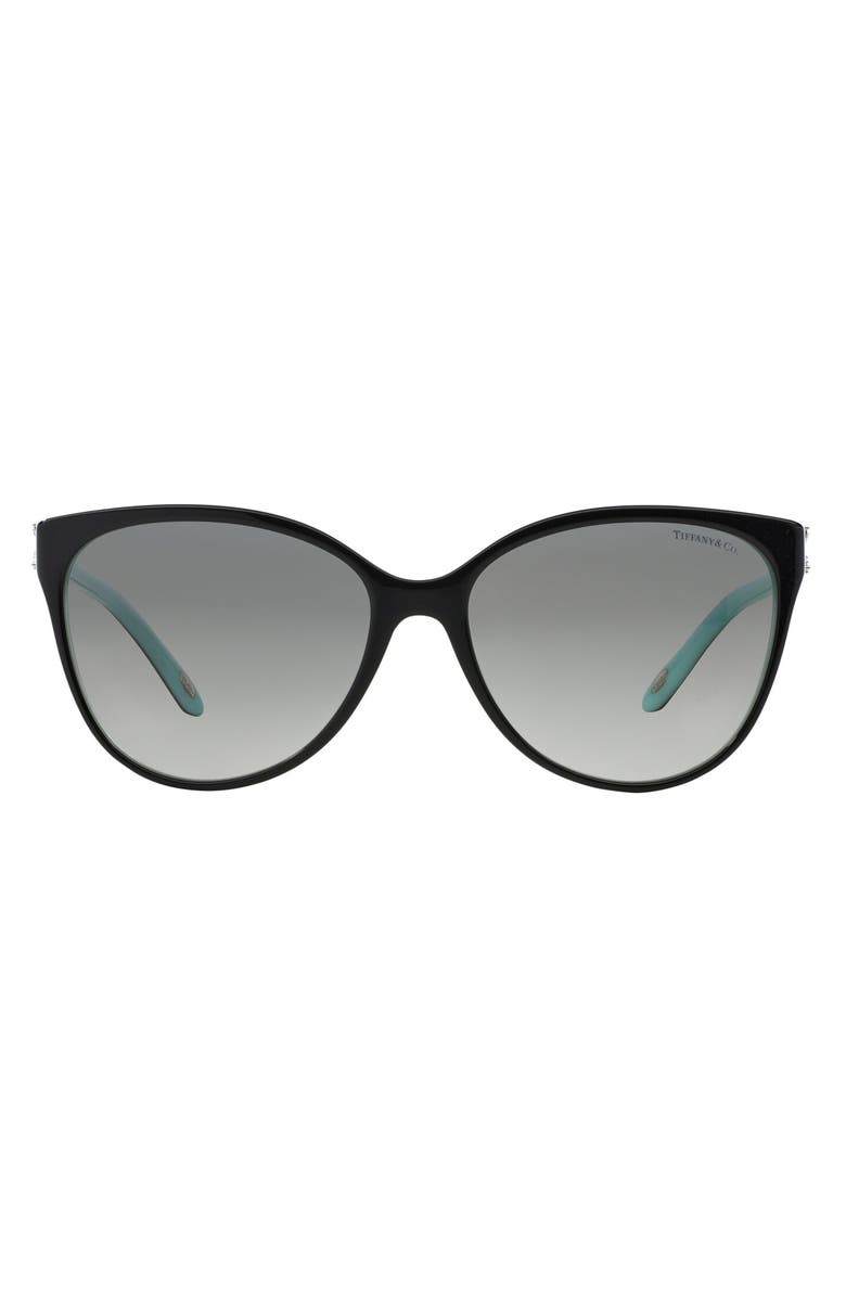 Tiffany & Co. 58mm Gradient Cat Eye Sunglasses, Main, color, 