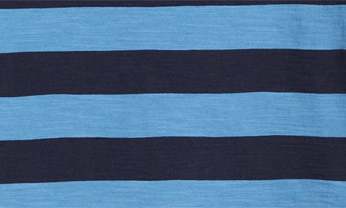 Shop Nation Ltd Camille Stripe Ruffle Sleeve Cotton T-shirt