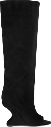Vincent Peep Toe Wedge Boot