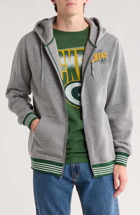 Junk Food Field Goal Packers Full Zip Hoodie