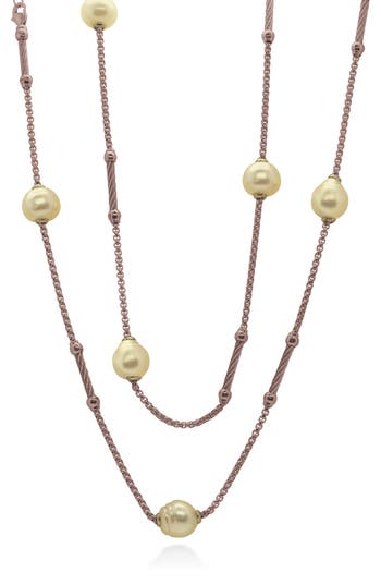 Alor ® Freshwater Pearl Station Necklace