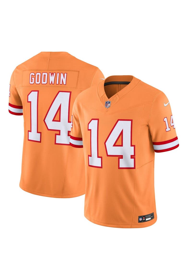 Men's Nike Chris Godwin Orange Tampa Bay Buccaneers Vapor F.U.S.E. Limited Jersey, Main, color, Orange