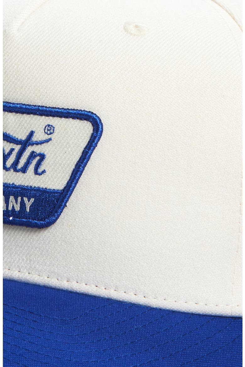 Linwood Snapback Baseball Cap, Alternate, color, ROYAL/ OFF WHITE
