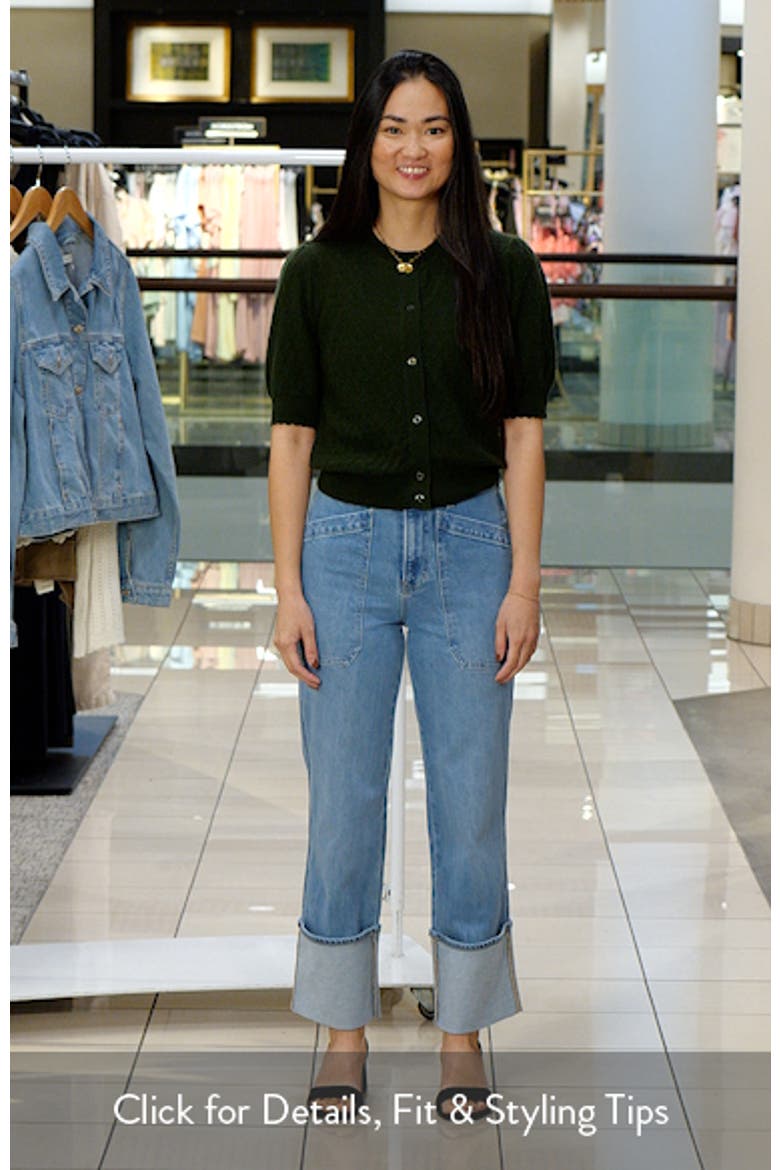 Dylan Cuffed Cargo Jeans video