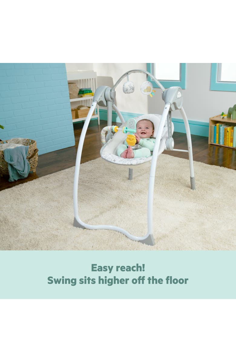 BRIGHT STARTS Disney Baby Winnie the Pooh Milestone Swing, Alternate, color, Grey