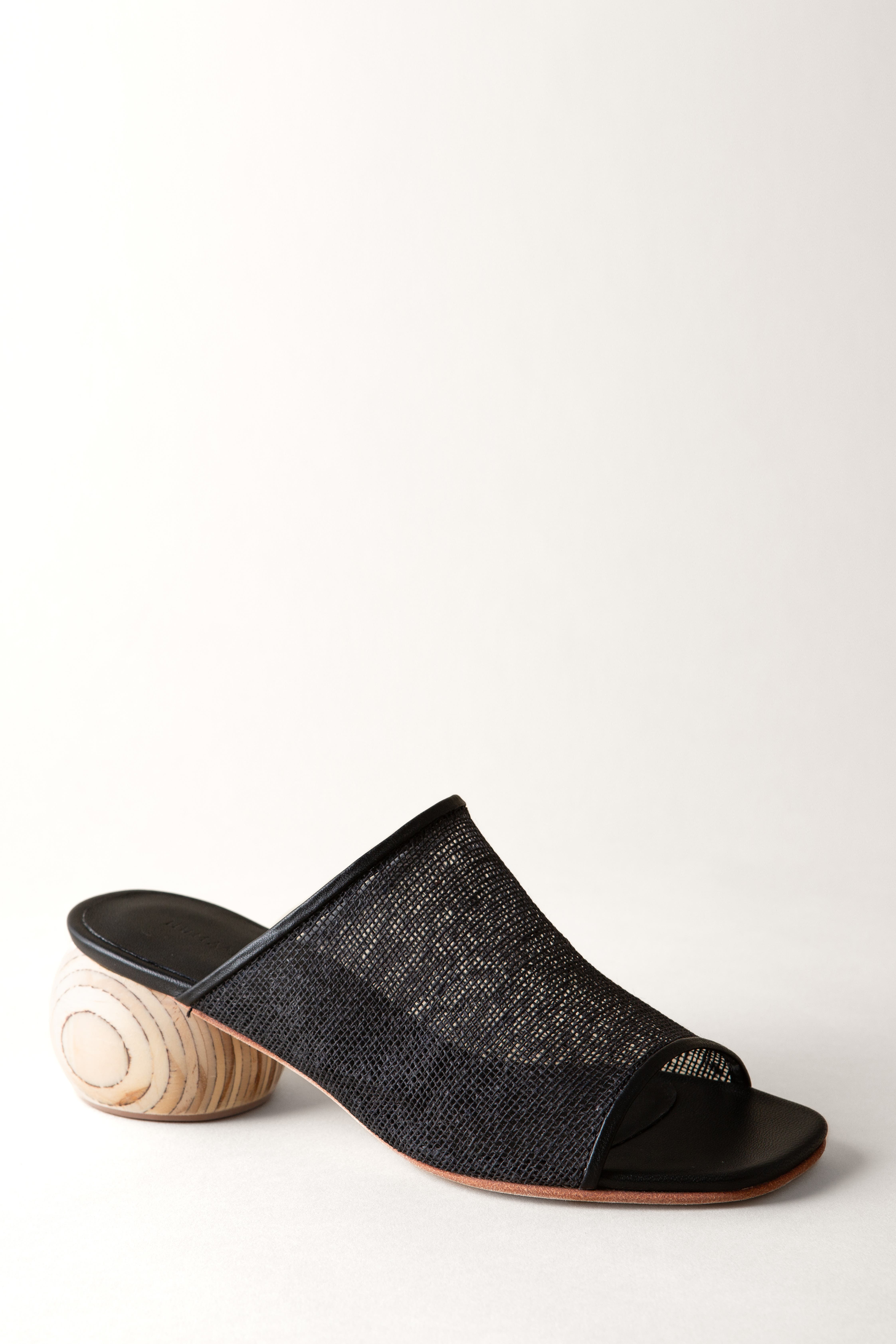 Huma Blanco Milla Natural Jute Slide Sandal, Main, color, Coal Jute