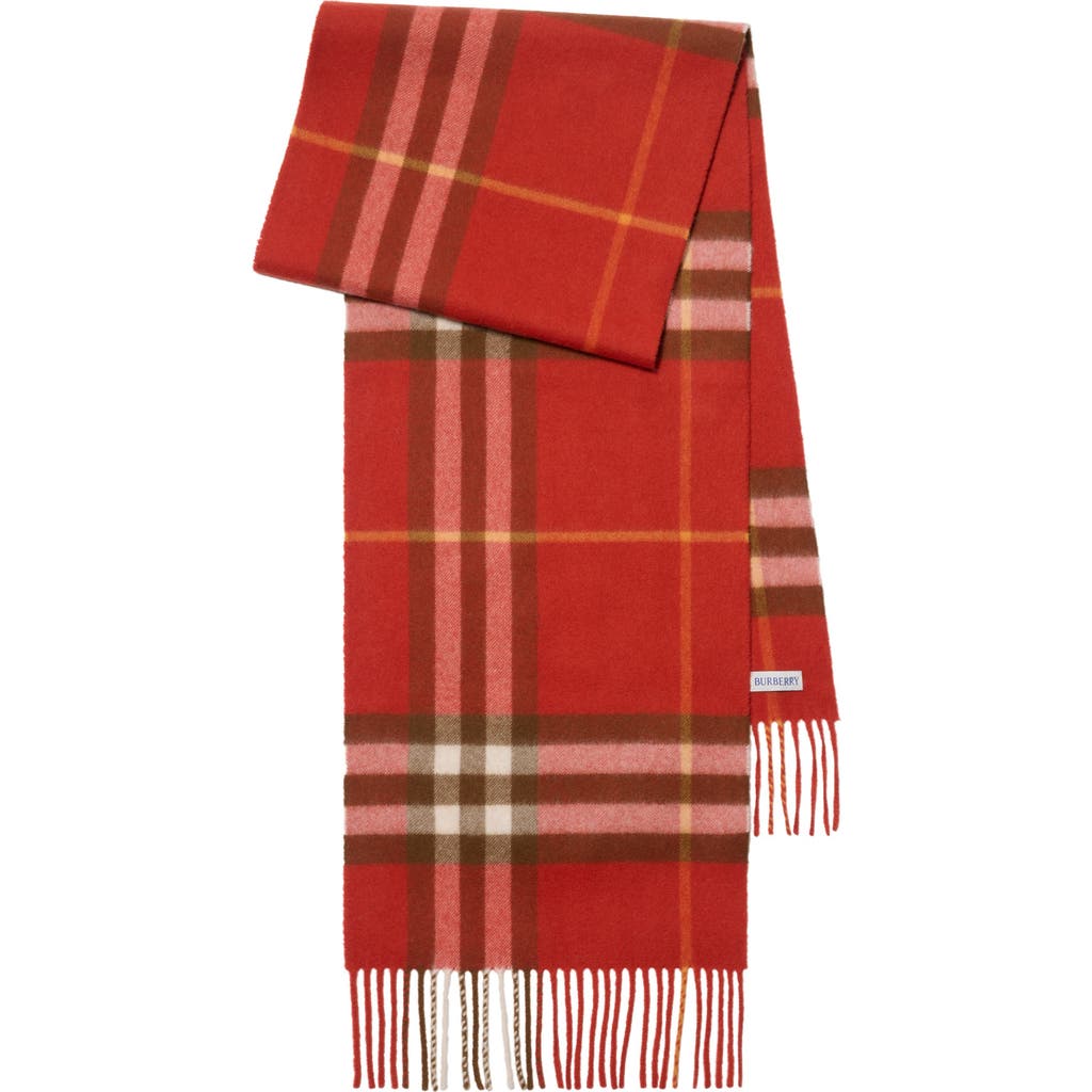 Burberry Check-print Cashmere Scarf