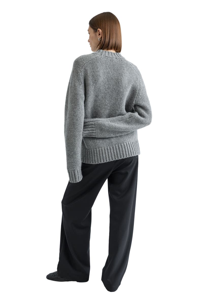 Almina Concept Knit Wool Crewneck Sweater, Alternate, color,