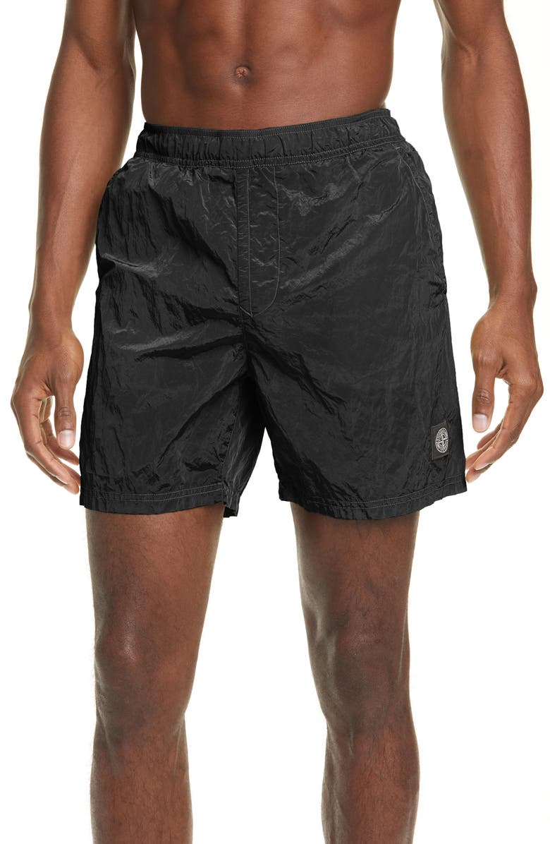 Stone Island Nylon Swim Trunks, Main, color, 