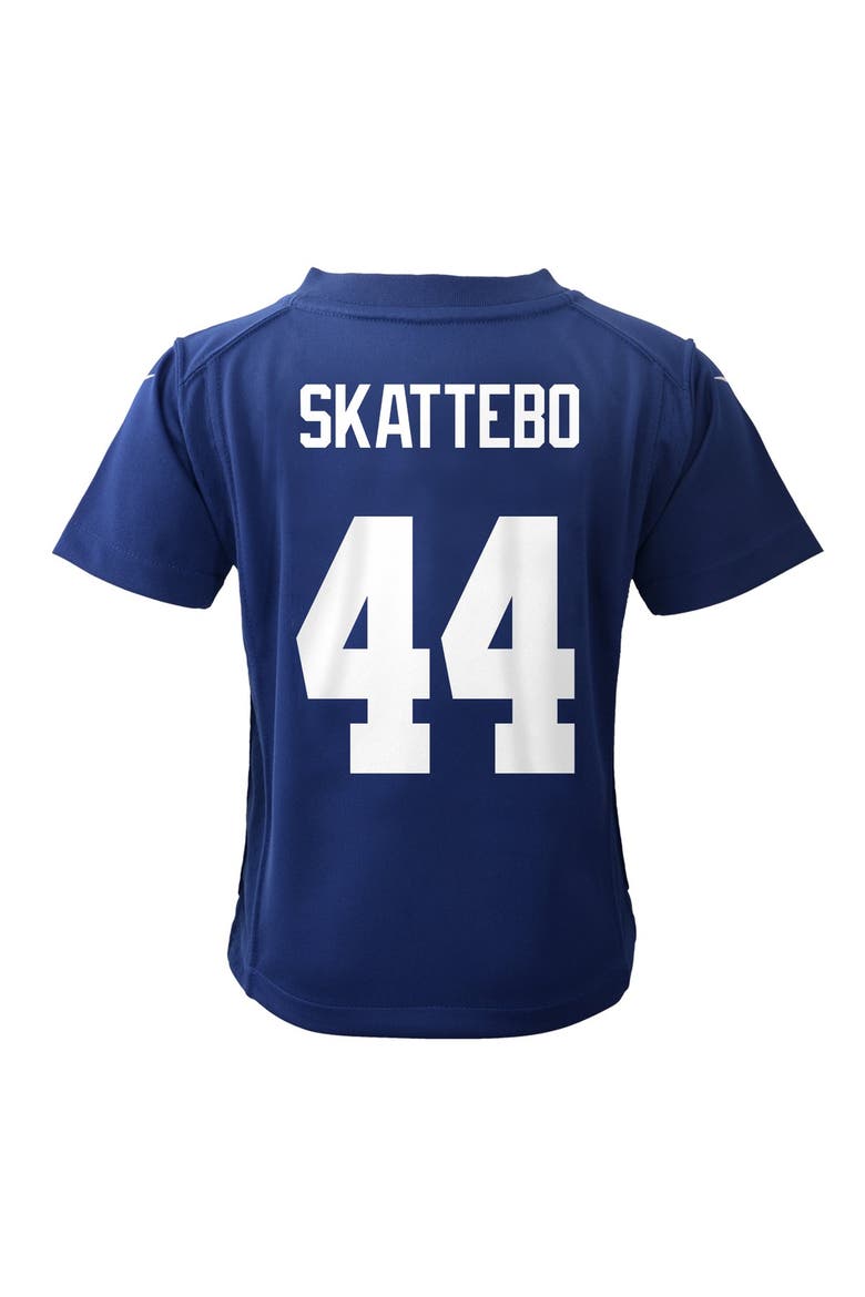 Infant Nike Cam Skattebo Royal New York Giants Team Game Jersey, Alternate, color, Royal