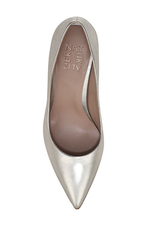 Naturalizer Anna Pointed Toe Pump In Silver