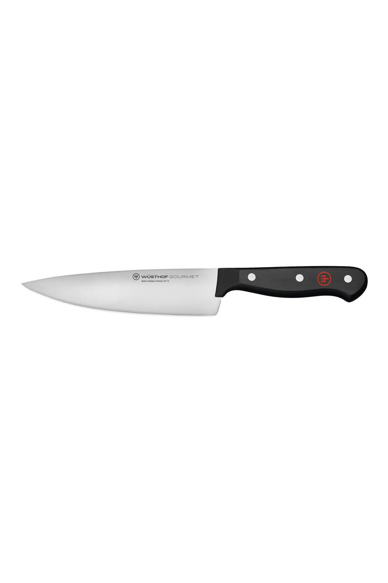 Gourmet 6-Inch Chef's Knife, Main, color, BLACK