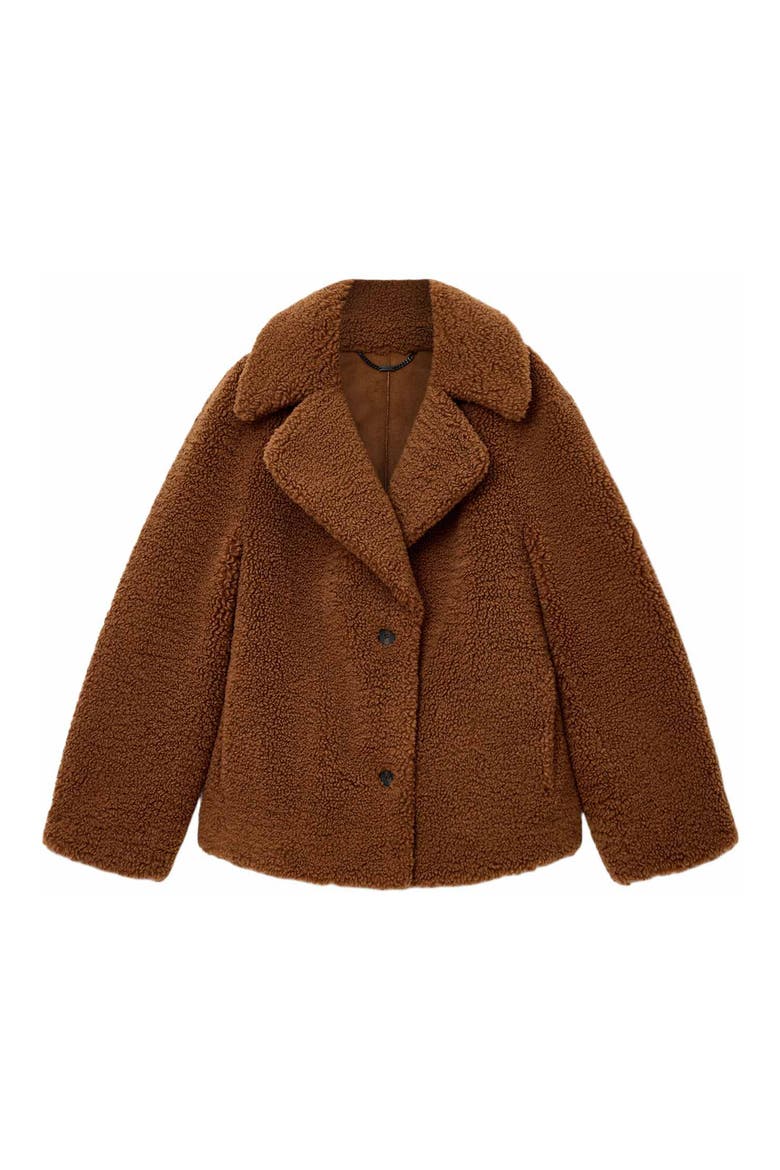 Eddie Teddy Jacket, Alternate, color, COGNAC BROWN