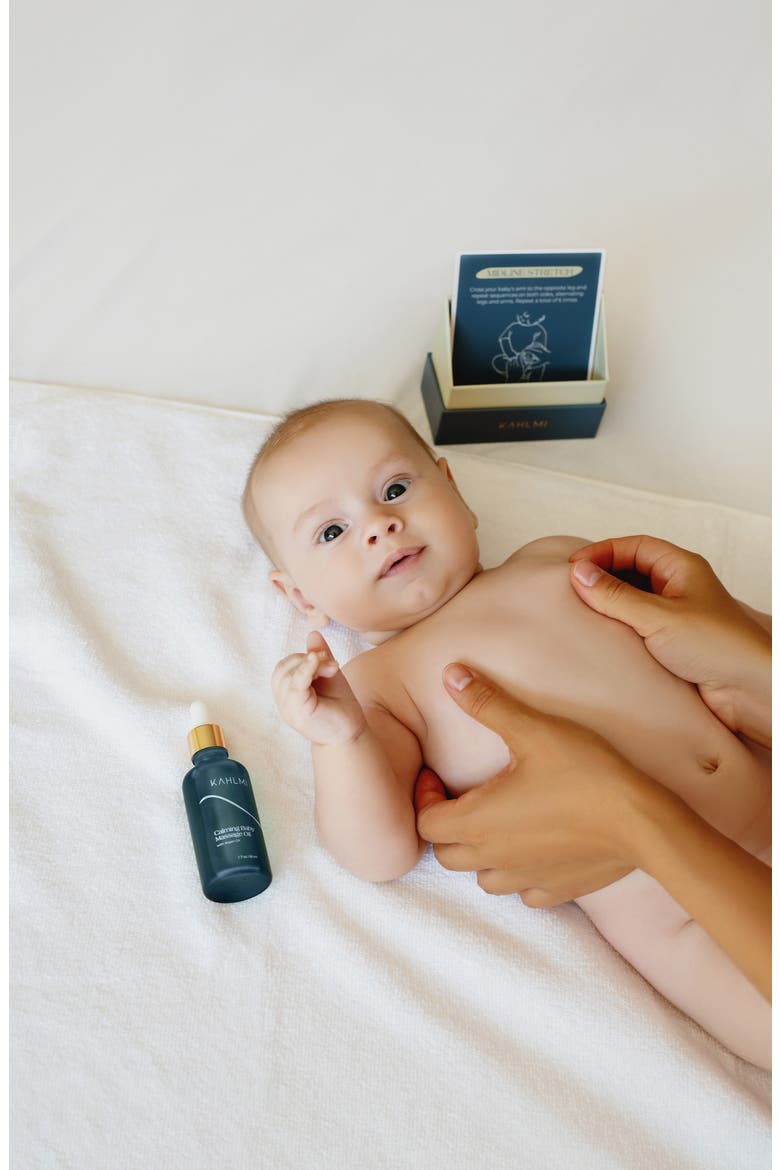 Baby Massage Cards, Alternate, color, BLUE