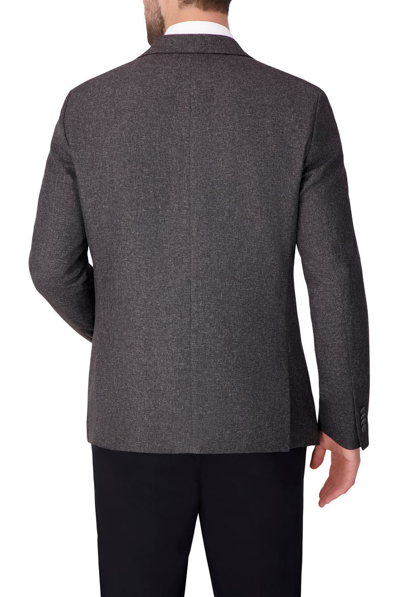 Speckled Look Recycled Polyester Blend Sport Coat, Alternate, color, CHARCOAL