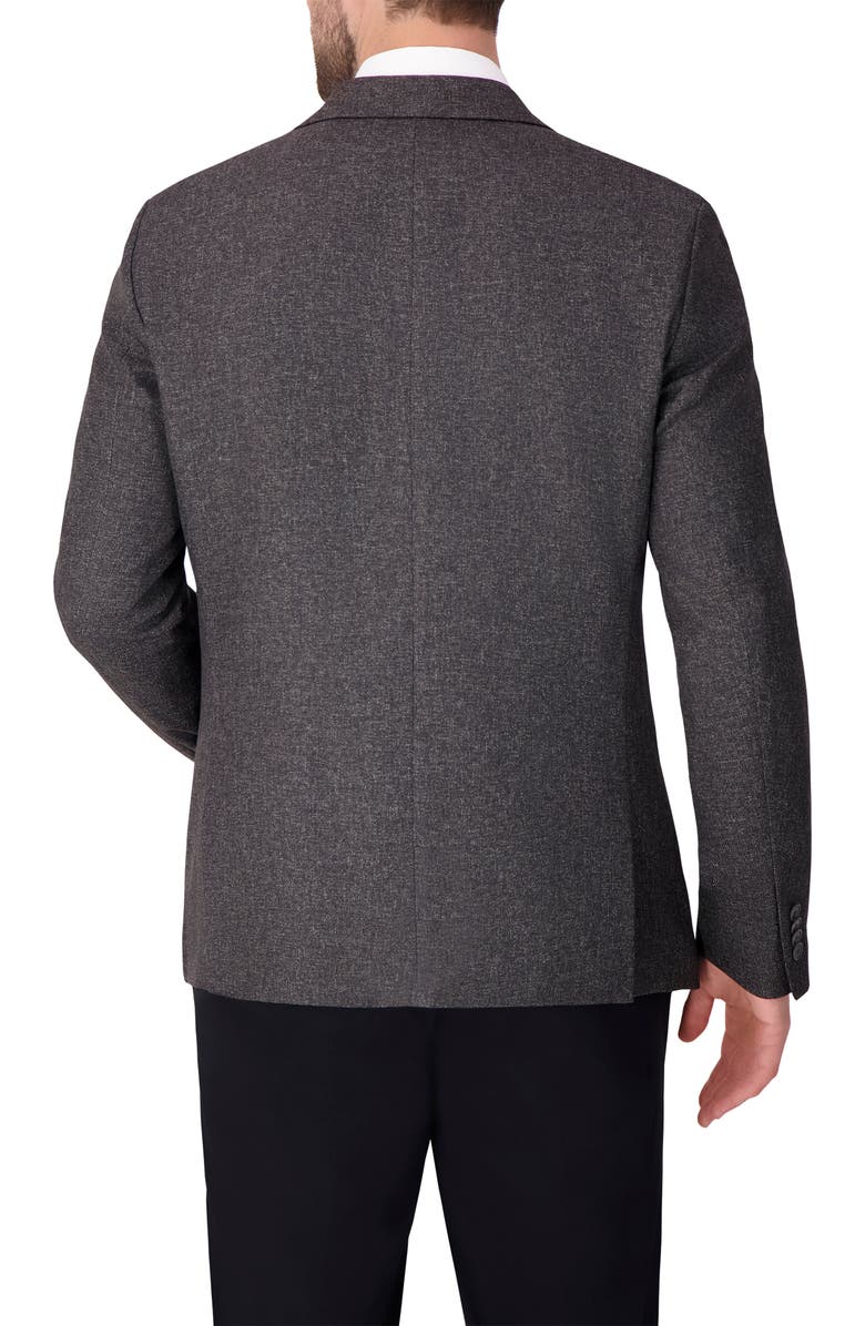 Report Collection Speckled Look Recycled Polyester Blend Sport Coat, Alternate, color, Charcoal