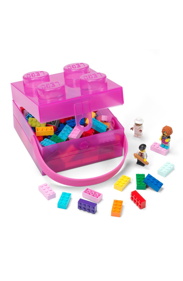 LEGO Storage Case/Lunch Box, Alternate, color, Purple
