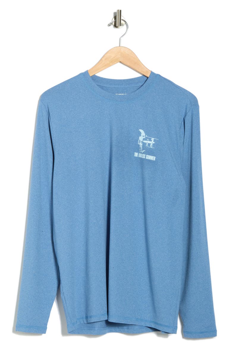 Graphic UPF 50+ Sunshirt, Alternate, color, DENIM