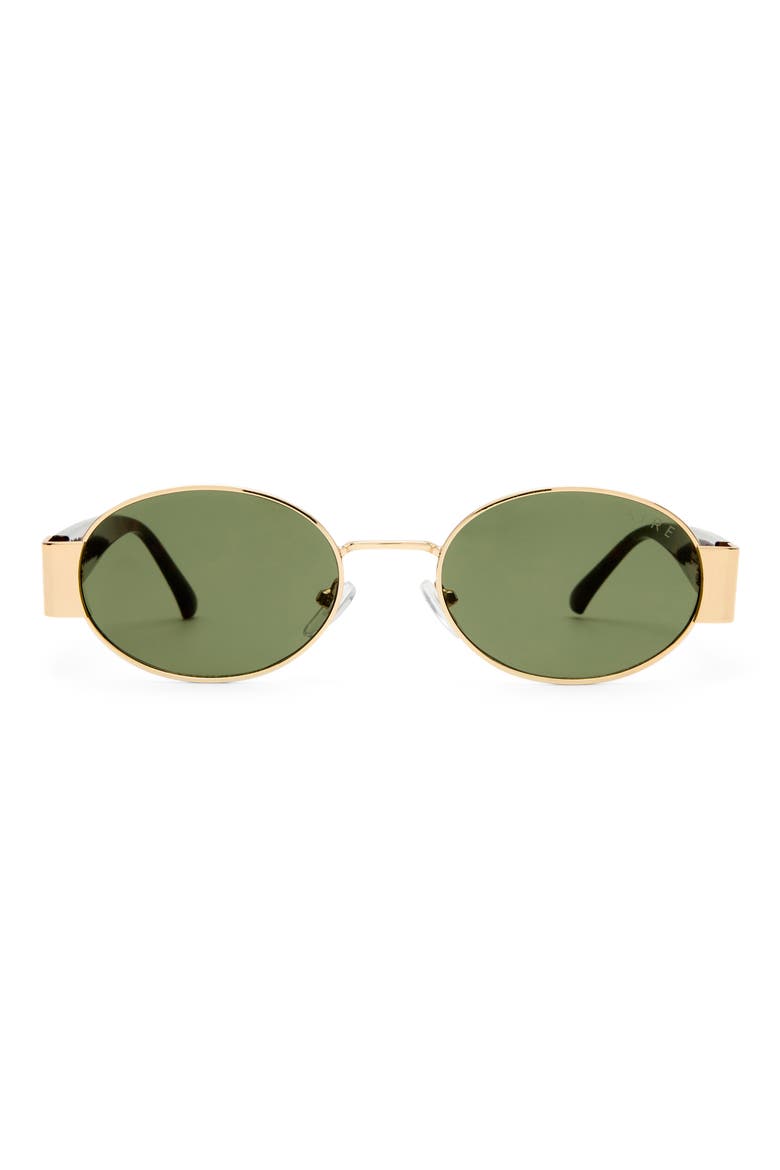 Mars II 51mm Oval Sunglasses, Main, color, GOLD / DARK TORT